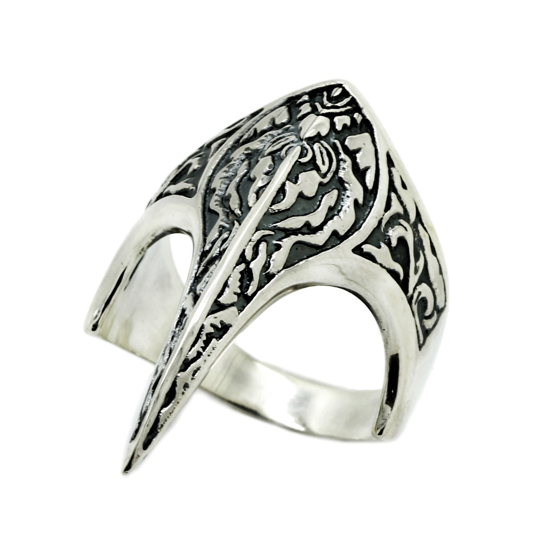 Anillo De Garra De Dragón De Plata Esterlina: Regalo De