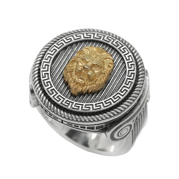 VERSACE ゴールドライオンリング VERSUS VERSACE 24K GOLD PLATED GOLD