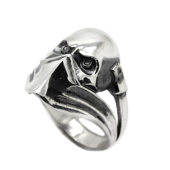 Zorro's Headband Skull Men's Ring Silver 925 - Etsy