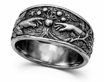 Paraíso Perdido • La Elección, Anillo de Filosofía en Plata Esterlina