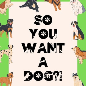 Libro de trabajo imprimible de no ficción para perros para niños y familias, anime a los niños a aprender sobre la propiedad responsable de perros, ayude a la discusión familiar