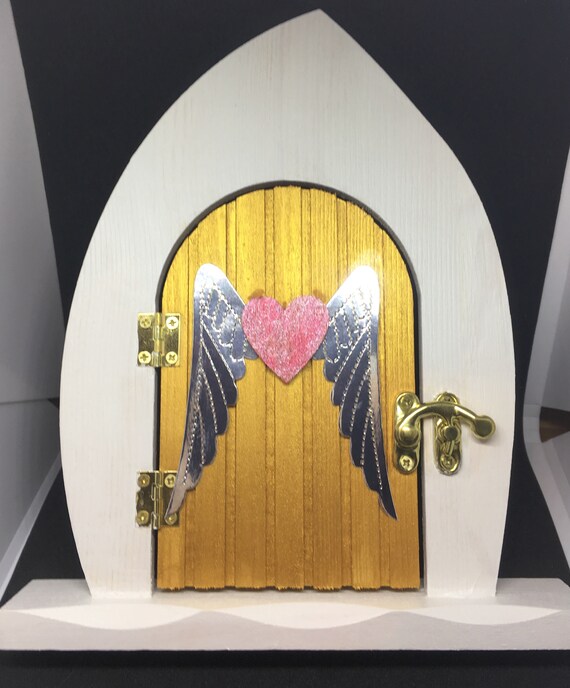 Fairy Door Angel Door Heaven S Door Heaven S Gate Bereavement Gif Memory Door Remembrance Gift Angel Wings Loss Heaven