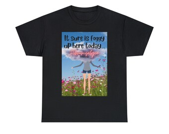 Camiseta de niebla cerebral de fibromialgia, enfermedad invisible, enfermedad crónica, camiseta de conciencia de discapacidad, ME, conciencia de CFS, camiseta de algodón pesado unisex