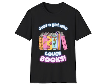 Book Lover's Unisex T-Shirt, Fun Literary Tee, Perfect Gift for Readers, Bookish Apparel, Casual Everyday Wear
