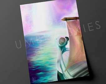 One Piece Going Merry Ocean Fanart Print