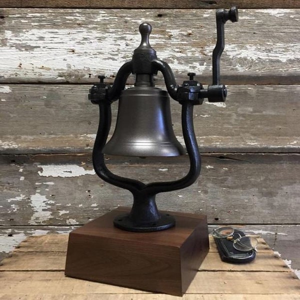 Deluxe Dark Bronze Medium Railroad Bell