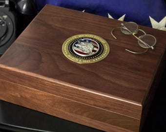 Large Deluxe Personalized Eagle Scout Keepsake Box