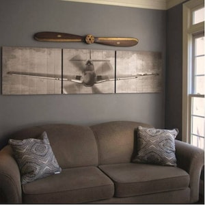 P-51 Mustang Wood Triptych Art