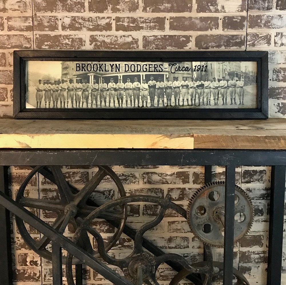 Brooklyn Dodgers Baseball 1911 Framed 