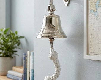 Engraved 5 Inch Nickel Brass Ship Bell