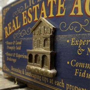 Real Estate Agent Wood Sign with Optional Personalization image 2