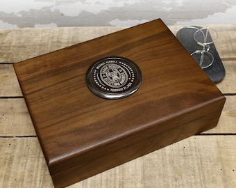 Eagle Scout Keepsake Box With Personalized Medallion — Officially Licensed