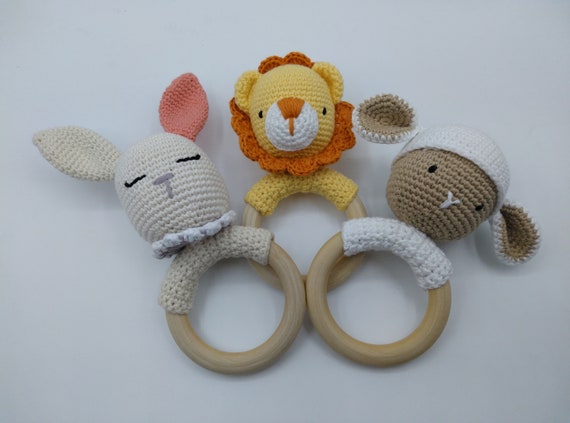 etsy baby rattle