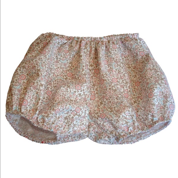 Bloomers filles faits main pour bébés de 3 mois