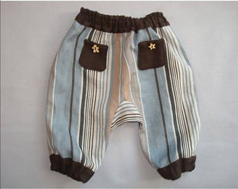 Pantalon En Lin Bebe Garcon Etsy