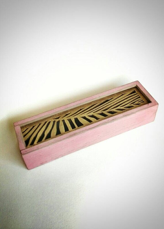 Cajita de madera. Lapicero de madera. Pencil case. Hand | Etsy