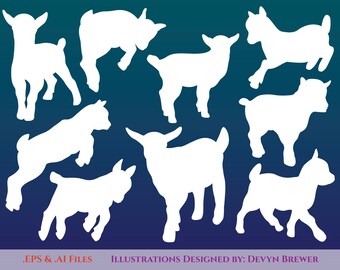 Free Free 157 Silhouette Baby Goat Svg SVG PNG EPS DXF File