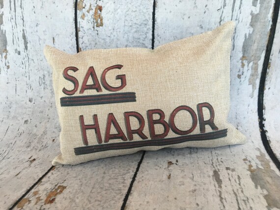Sag Harbor Movie Theater Pillow 12 X 18 Inch Decorative Etsy