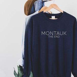 Montauk The End, Montauk Sweatshirt, Montauk Apparel, The Hamptons, Long Island, Montauk, Pullover