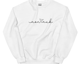 Montauk Whale Sweatshirt, Long Island, The Hamptons, Montauk The End, Gift for Her