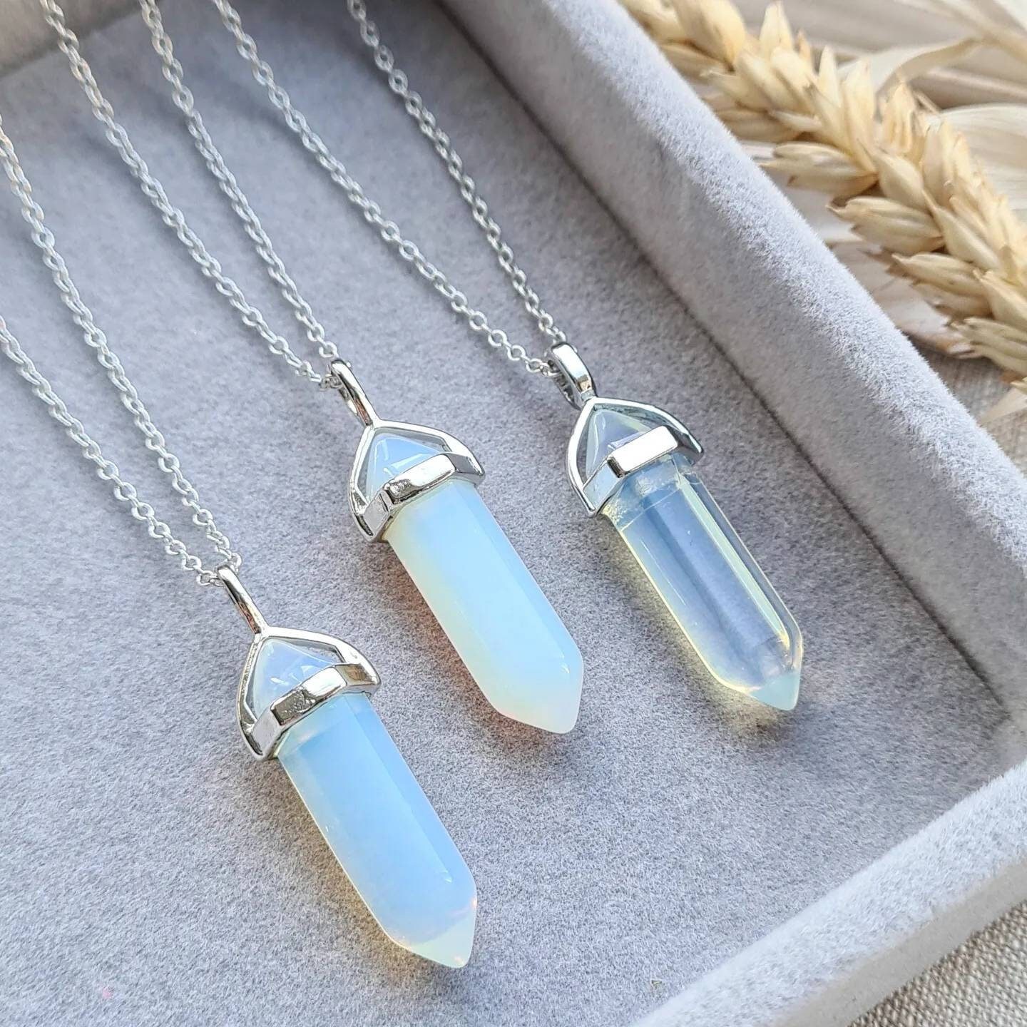 Real Ethiopian Opal Rough Pendant Necklace, Natural Raw Fire Play Opal  Crystal, Birthday Gift for her, 925 Silver Jewelry 18 inch | Wish