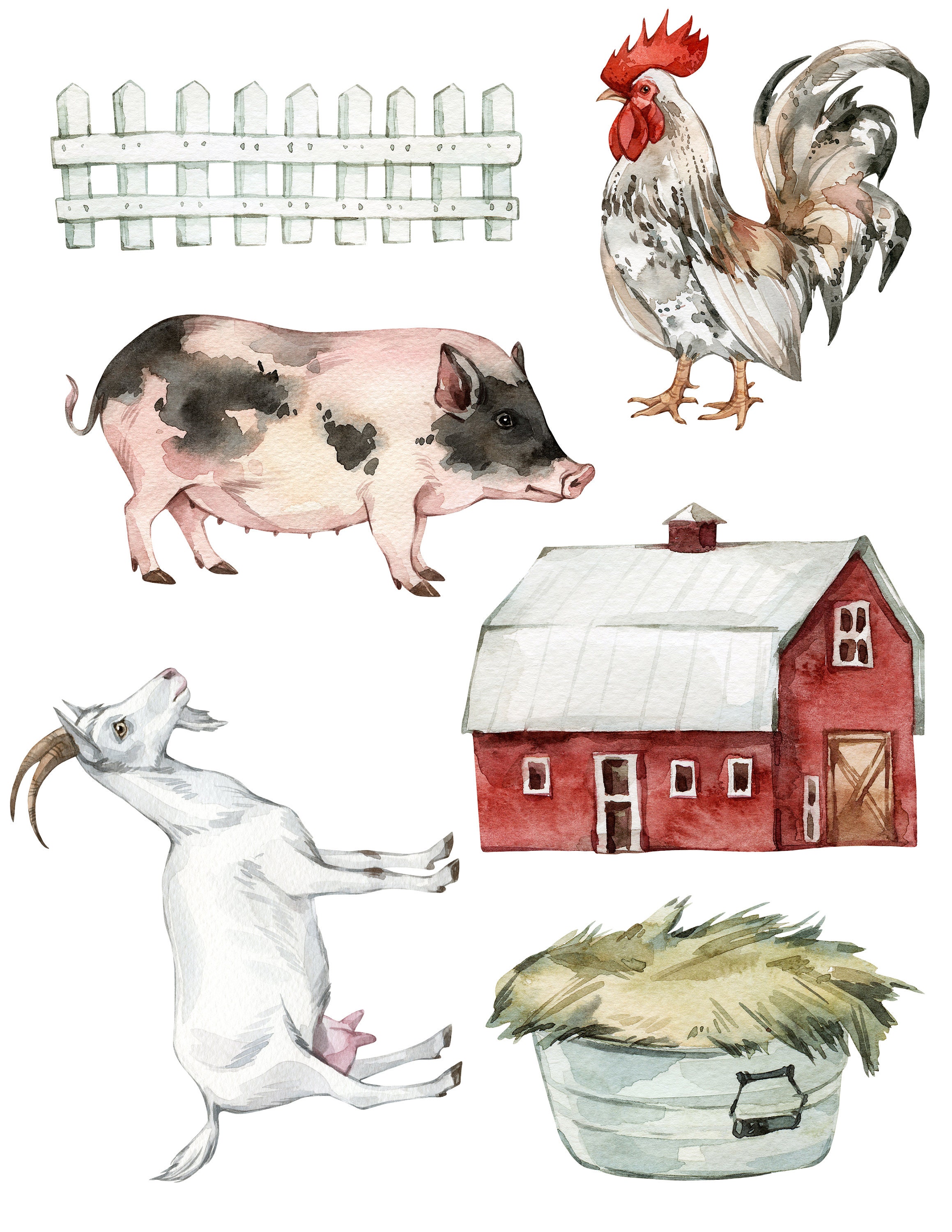 Printable Farm Scavenger Hunt for Kids, Farm Birthday Party Game, Farm ...
