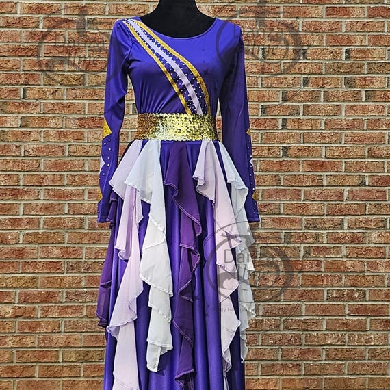 Queen Esther Dress Liturgical Praise Dance Women Liturgical Praise Dance Etsy UK