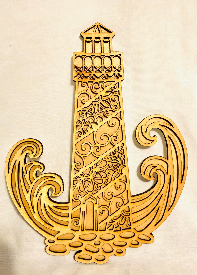 Laser Cut Lighthouse Wall Art Etsy