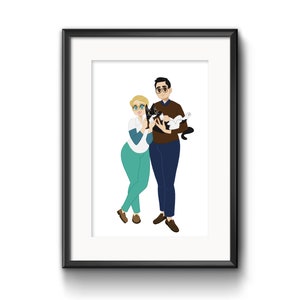 Portrait Personnalise Buste Custom Portrait Head Cadeau Etsy