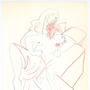 Jean Cocteau original lithograph