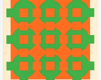 Victor Vasarely serigraph "Procion"