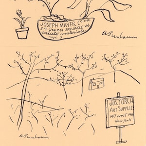 Abe Birnbaum original lithograph