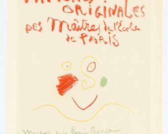Pablo Picasso lithograph poster &quot;Affiches Originales&quot;
