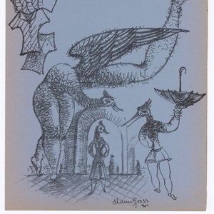 Chaim Gross original lithograph