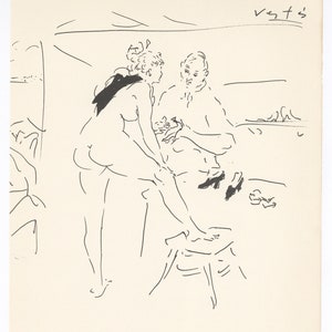 Marcel Vertes original lithograph