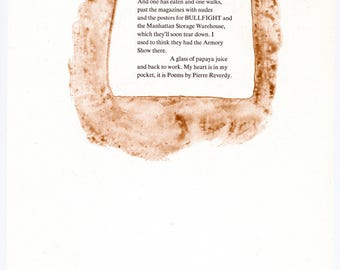 Robert Rauschenberg lithograph, 1967
