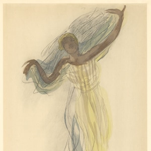 Auguste Rodin Pochoir