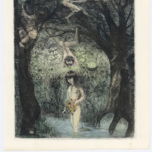 Edouard Goerg original etching