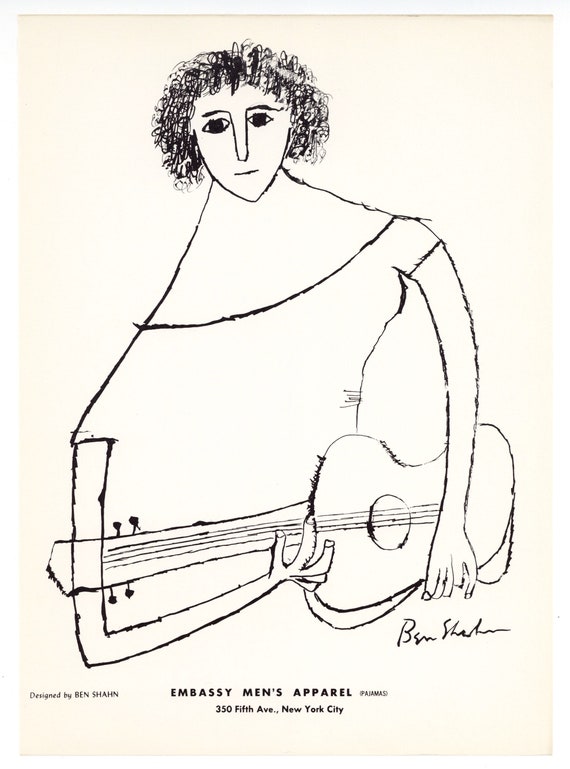 Ben Shahn Original Lithograph - Etsy
