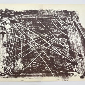Antoni Tapies Lithographie, 1974