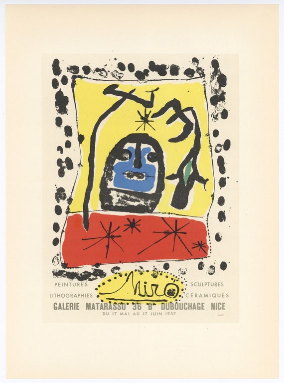 BBさま専用ページJOAN MIRO LITHOGRAPHS 5.6 Joan Miro - Original Abstract Lithograph 1981 for sale at Pamono