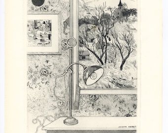 ジャック・リゴーの銅版画 18世紀の原版使用 ルーヴル美術館発行 レミ・パール作、ジャック・リゴー原画に基づく - 18世紀の版画、パリ