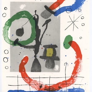 Joan Miro original lithograph