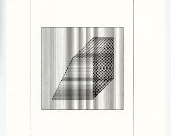 Sol LeWitt silkscreen, edition of 1500