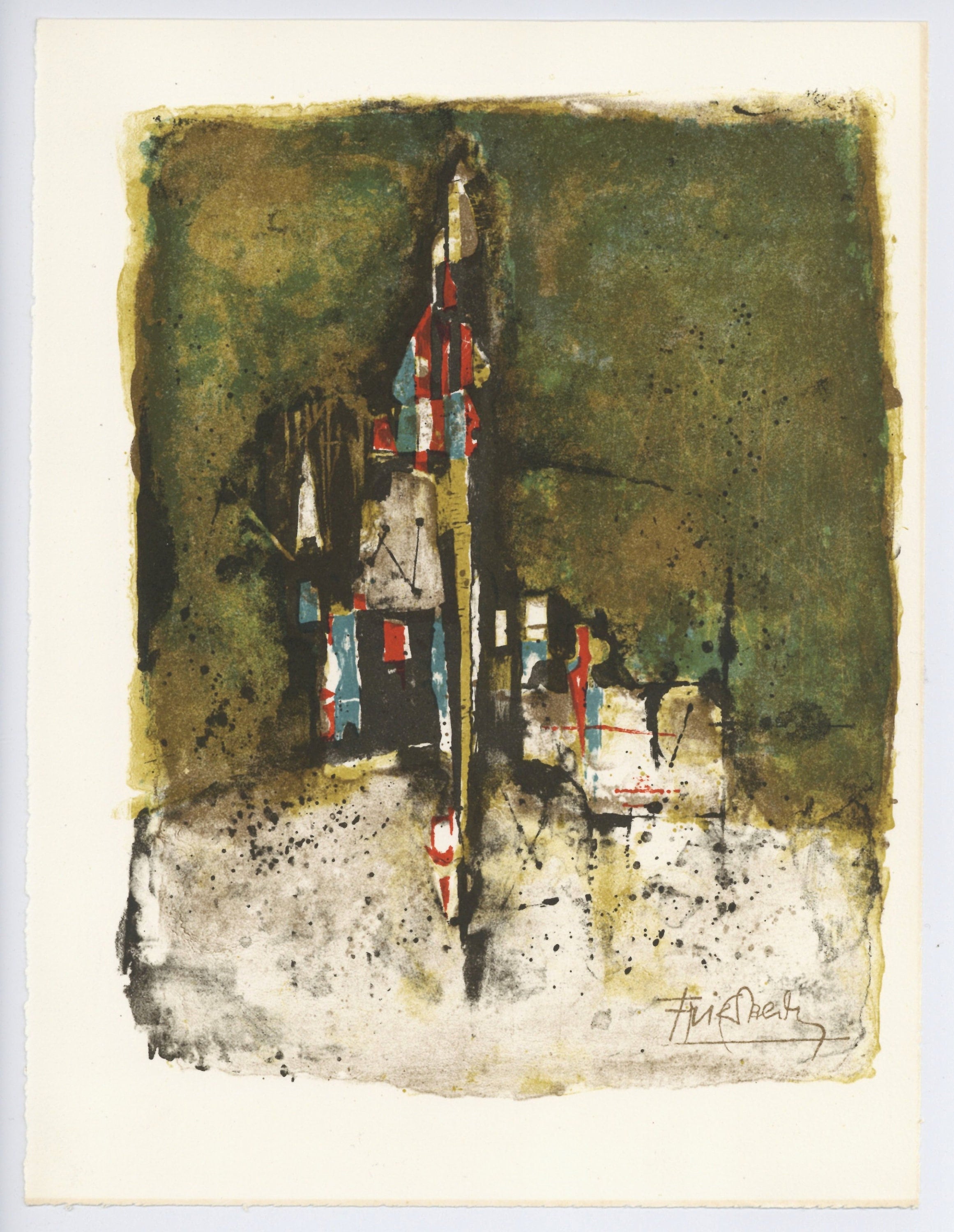 Johnny Friedlaender Original Lithograph - Etsy