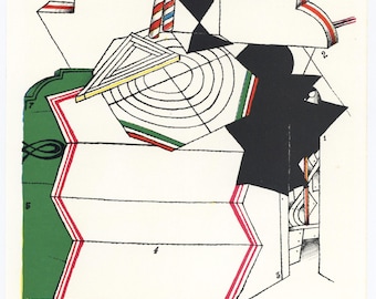 Originele lithografie van Lucio del Pezzo
