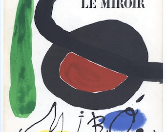 Litografía original de Joan Miró