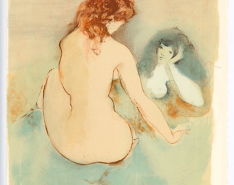 Leonor Fini original Lithographie für Parallelement