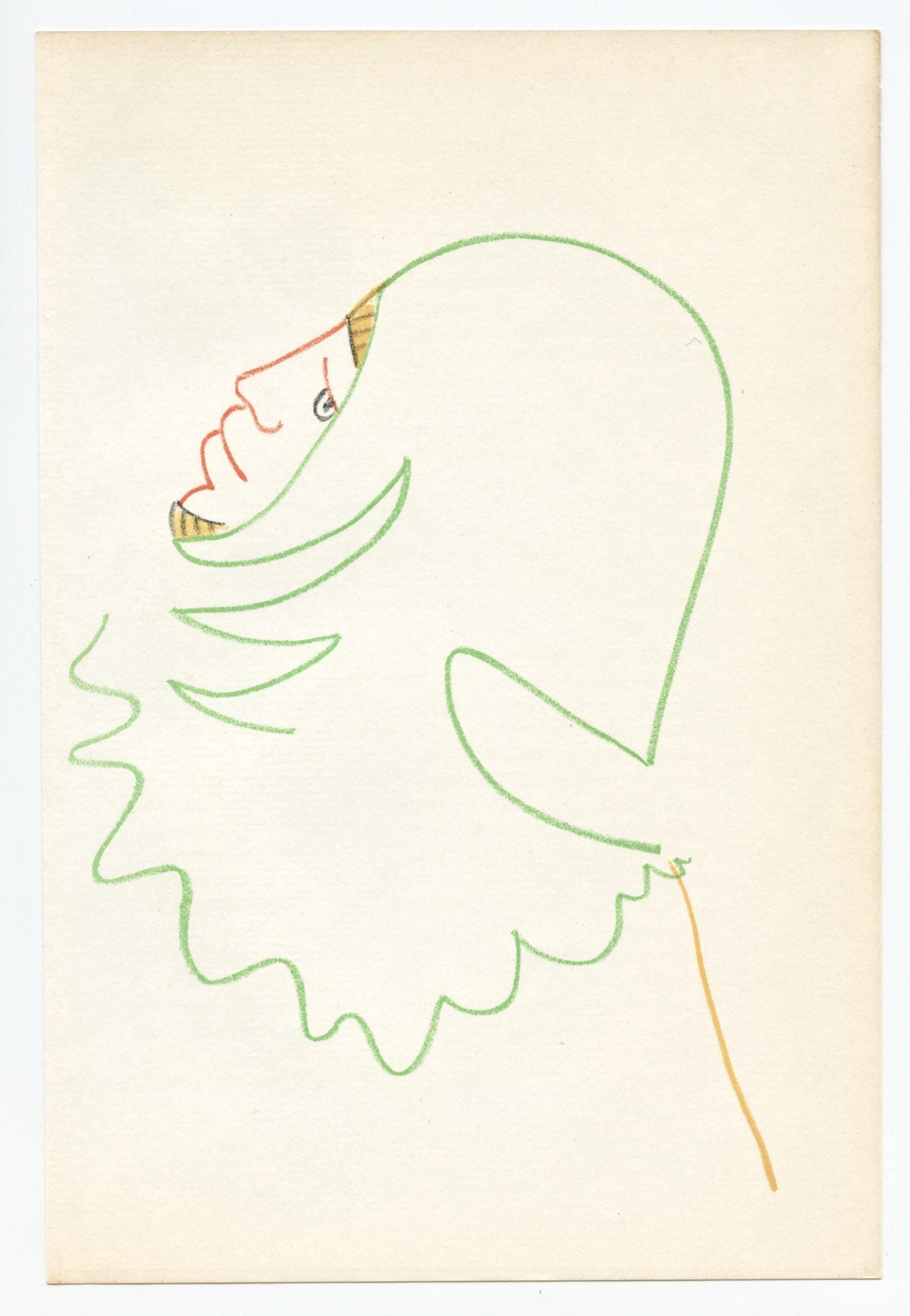 希少】ジャン・コクトー 「タイトル不明」リトグラフ ジャン・コクトー