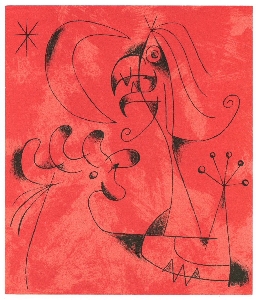 Joan Miro Original Lithograph - Etsy